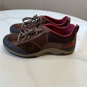 Dansko Brown and Red Women's Sneakers
